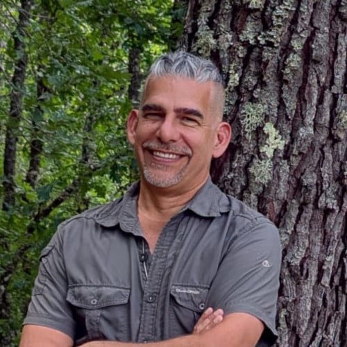 Matthias Exl im Wald